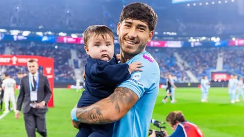 Román Vega y su hija