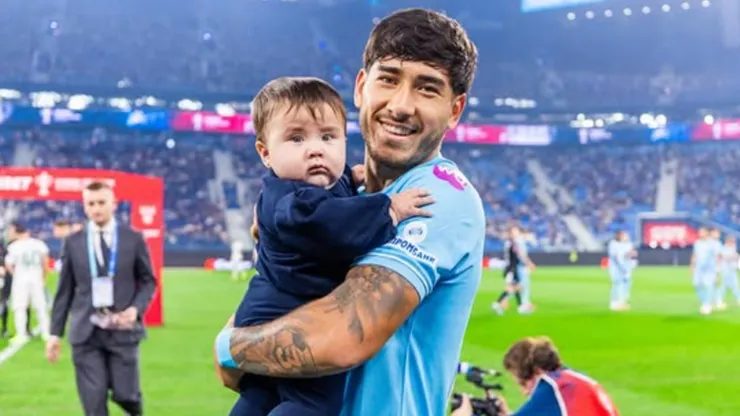 Román Vega y su hija