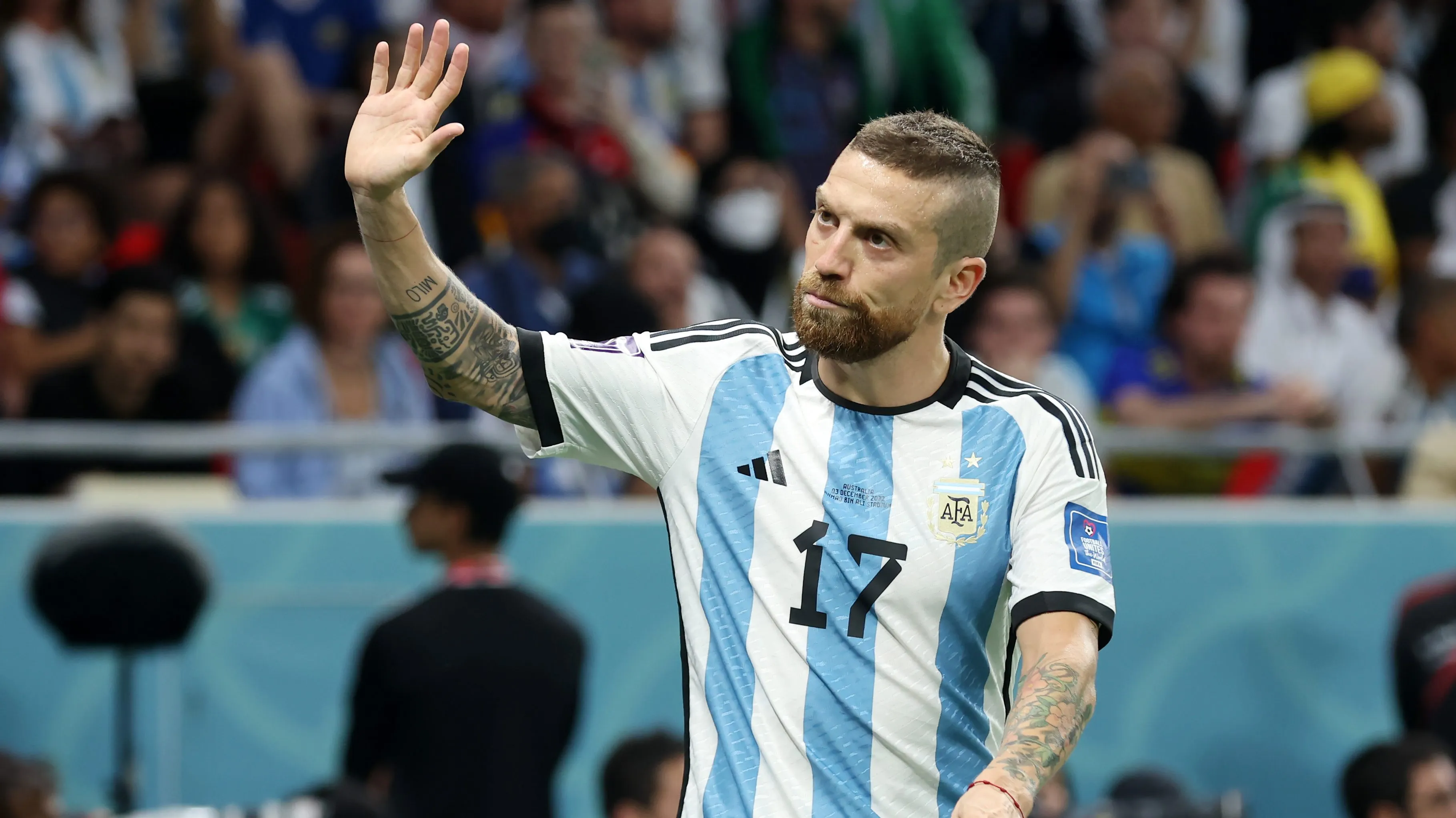 Alejandro Gómez, durante la Copa del Mundo 2022.