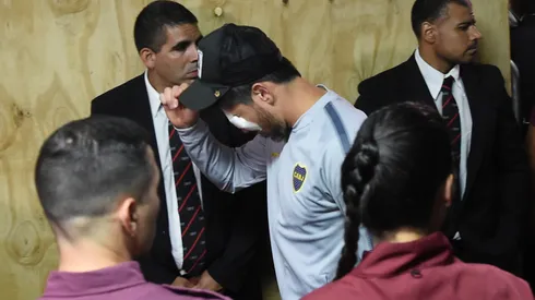 Pablo Pérez con un parche en el ojo