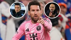 Lionel Messi dijo que Pep Guardiola, con quien coincidió en Barcelona, es el mejor entrenador de todos.