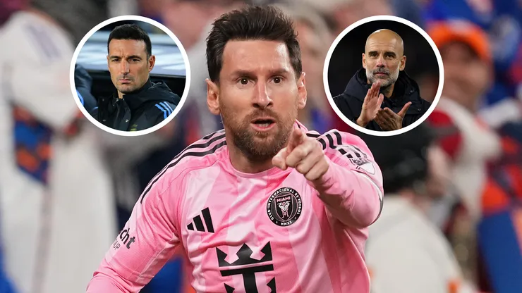 Lionel Messi dijo que Pep Guardiola, con quien coincidió en Barcelona, es el mejor entrenador de todos.
