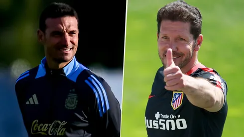 Diego Simeone recuperó el nivel de Nahuel Molina en el Atlético de Madrid.