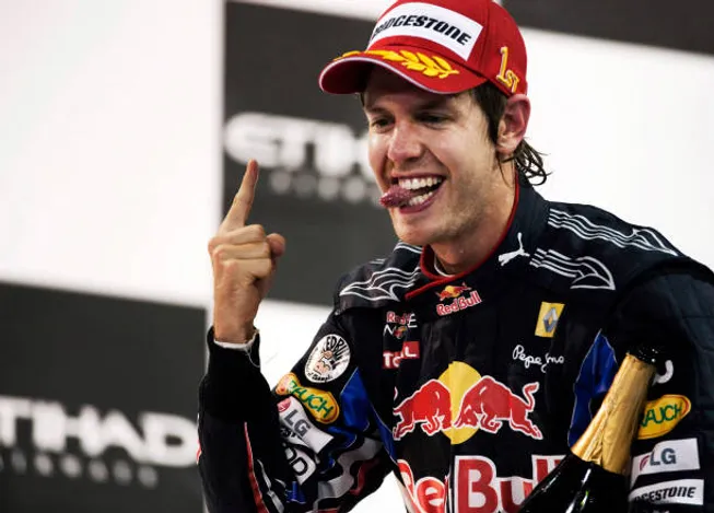 Sebastian Vettel se transformó en el campeón más joven de la historia en 2010.