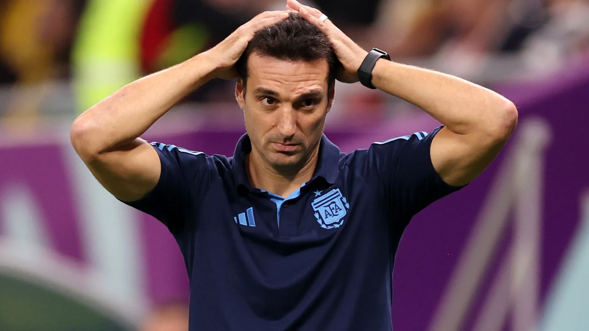 Lionel Scaloni, entrenador de la Selección Argentina. (Foto: Getty).