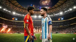 Lamine Yamal y Messi