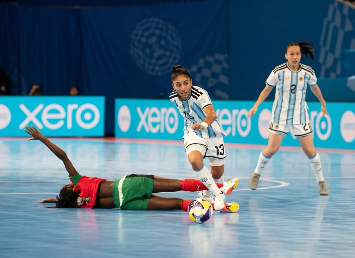 Argentina se vio sorprendida por Portugal. Foto AFA.