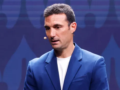 Con la copa en brazos, la promesa de Scaloni para el Mundial 2026