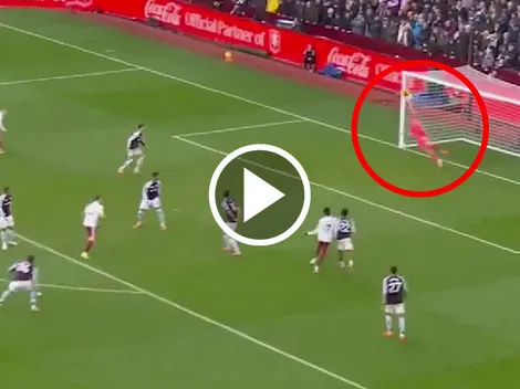 La impresionante atajada de Dibu Martínez ante Arsenal