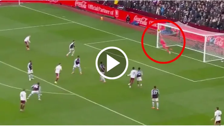 La impresionante atajada de Dibu Martínez ante Arsenal