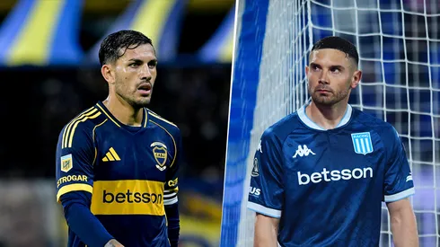 Leandro Paredes y Adrián Martínez, máximas figuras de Boca y Racing.