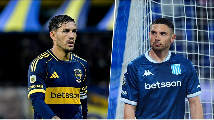 Leandro Paredes y Adrián Martínez, máximas figuras de Boca y Racing.