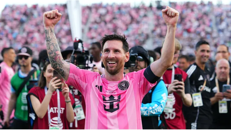 Lionel Messi fue campeón de la MLS con Inter Miami.