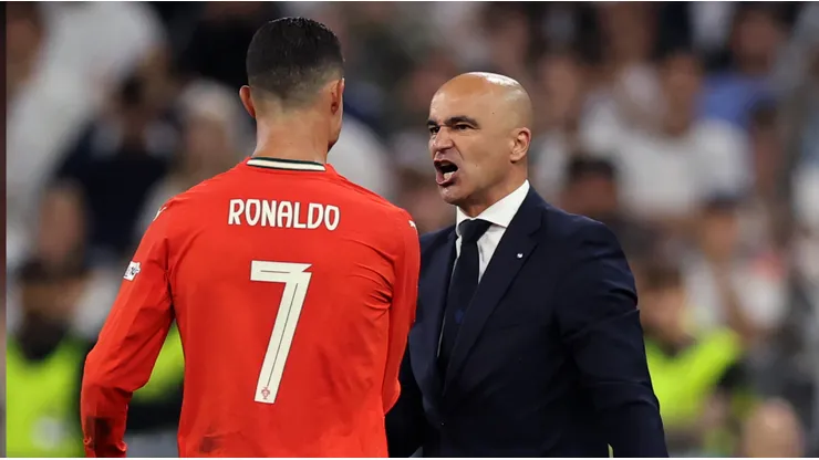 Roberto Martínez y Cristiando Ronaldo, los líderes de la Selección de Portugal.