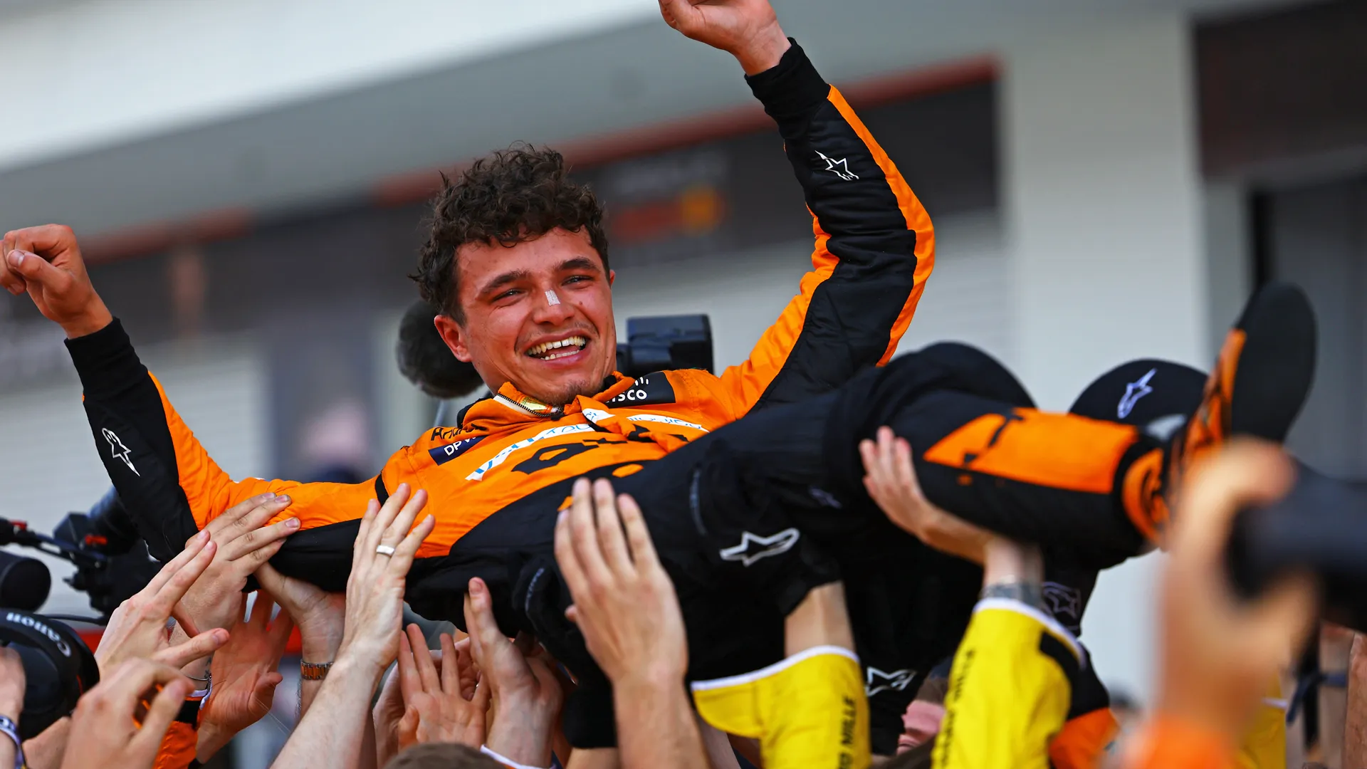 Lando Norris es el nuevo campeón del mundo y fue recompensado por ello. (Getty)