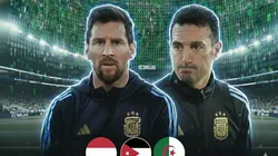 Imagen de Lionel Messi y Lionel Scaloni generada con IA de Google
