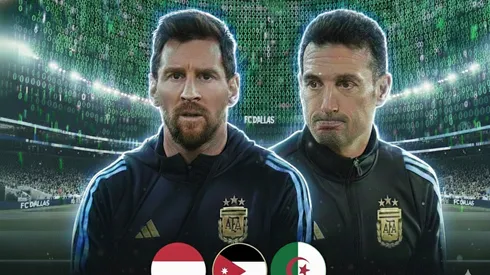 Imagen de Lionel Messi y Lionel Scaloni generada con IA de Google