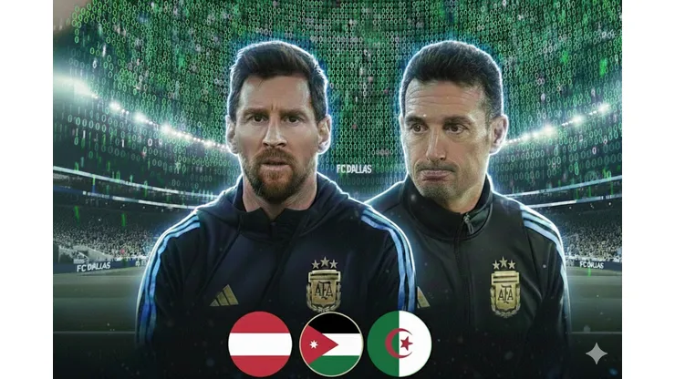Imagen de Lionel Messi y Lionel Scaloni generada con IA de Google