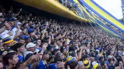 Los hinchas de Boca en La Bombonera.
