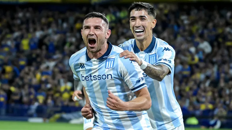 Adrián Maravilla Martínez, autor del gol de Racing que eliminó a Boca del Torneo Clausura 2025.