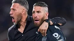 Martín Demichelis junto a Sergio Ramos en Rayados.