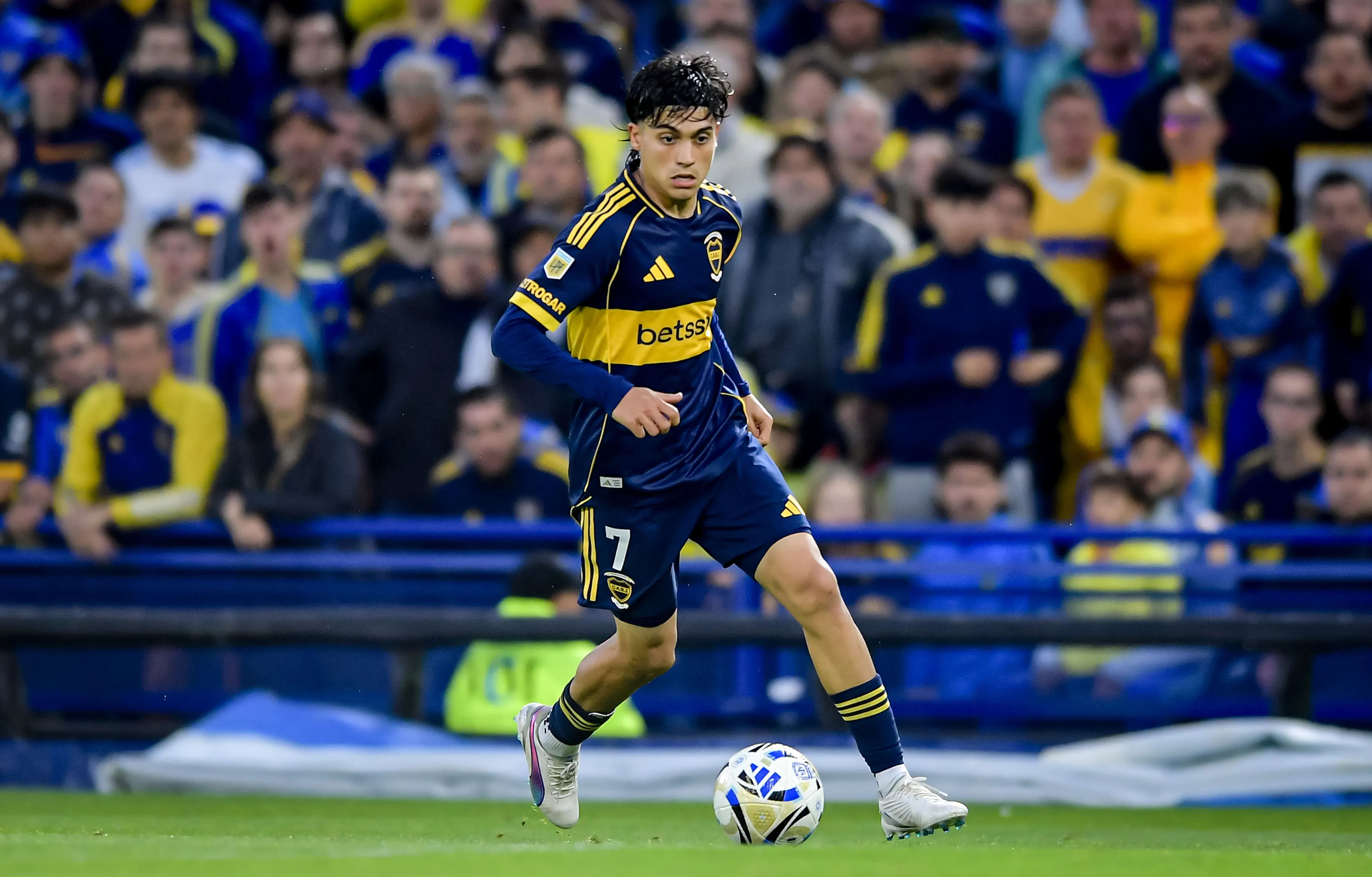 Exequiel Zeballos, futbolistas de Boca Juniors. (Getty Images)