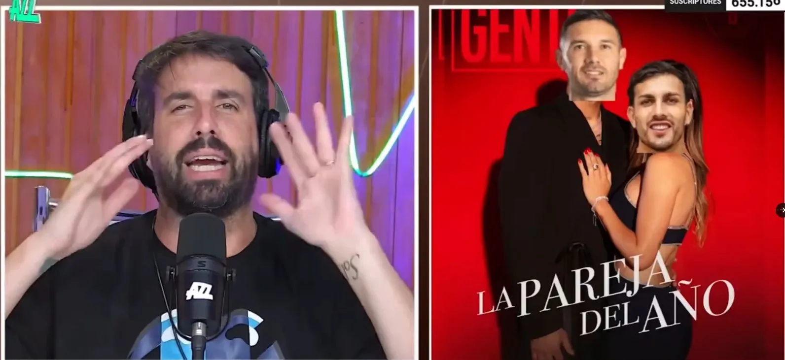 La chicana de Azzaro a Paredes tras la victoria de Racing ante Boca.