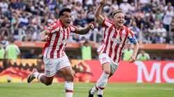 Tiago Palacios, autor del gol de Estudiantes ante Gimnasia de La Plata por la semifinal del Torneo Clausura 2025.