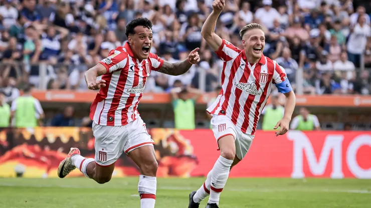 Tiago Palacios, autor del gol de Estudiantes ante Gimnasia de La Plata por la semifinal del Torneo Clausura 2025.