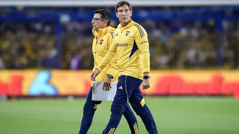 Claudio Úbeda junto a Juvenal Rodríguez, su ayudante de campo.