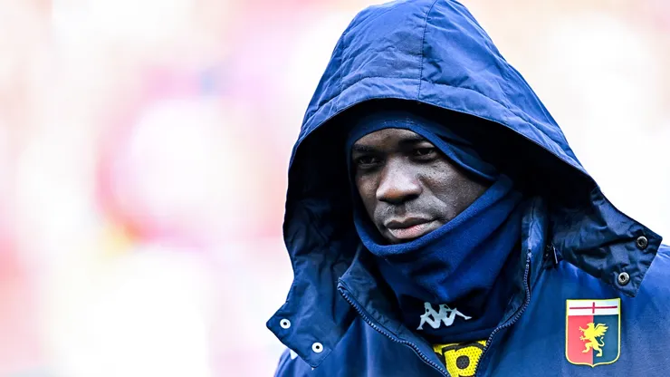Mario Balotelli en su paso por Genoa.