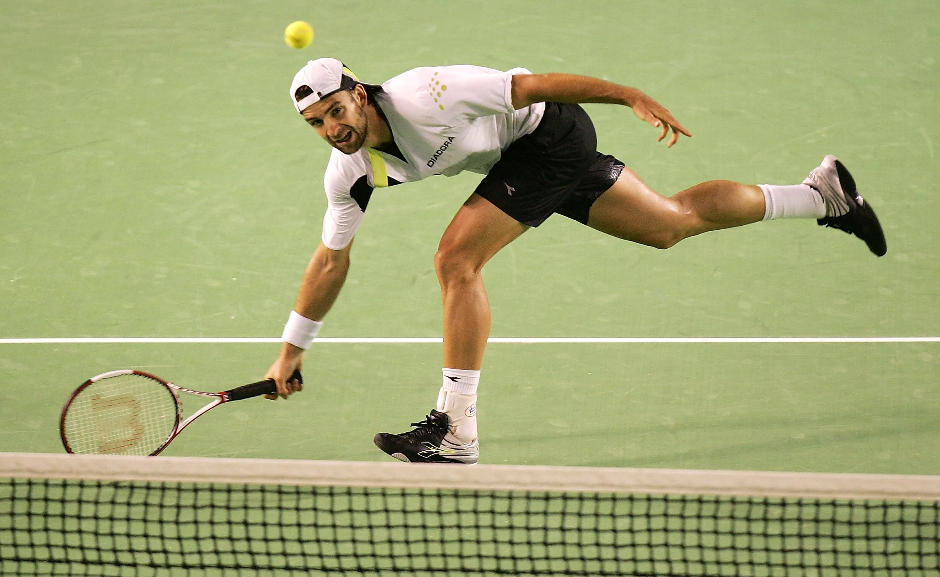 Nicolas Kiefer en la semifinal del Abierto de Australia 2006. (Foto: Getty).