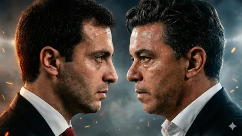 Stefano Di Carlo y Marcelo Gallardo trabajan en el mercado de pases.