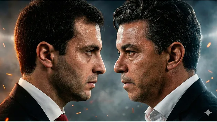 Stefano Di Carlo y Marcelo Gallardo trabajan en el mercado de pases.