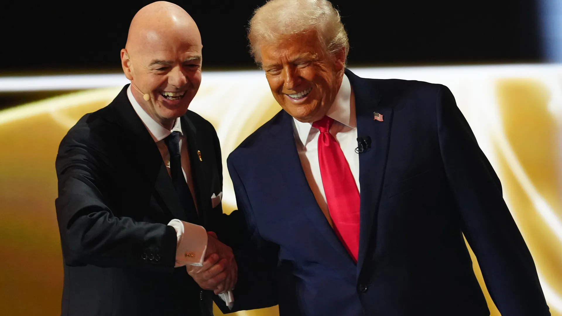 Gianni Infantino y Donald Trump. (Getty Images)