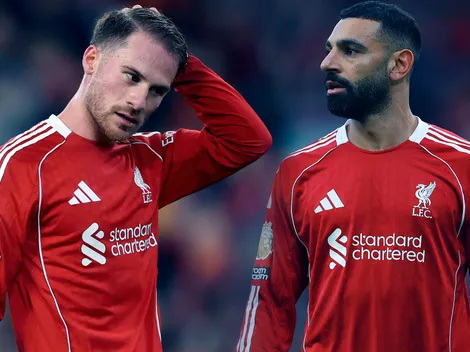Mac Allister eligió un bando en la polémica entre Salah y Slot