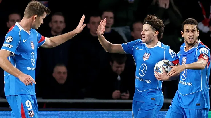 Julián Alvarez cortó una racha de casi cuatro meses sin anotar goles en condición de visitante con el Atlético de Madrid.