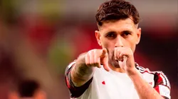 Giorgian De Arrascaeta celebra su gol ante Cruz Azul.