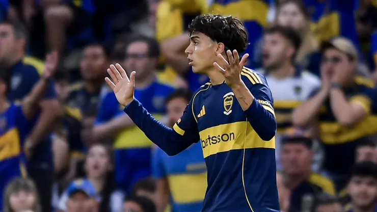 Exequiel Zeballos, delantero de Boca.