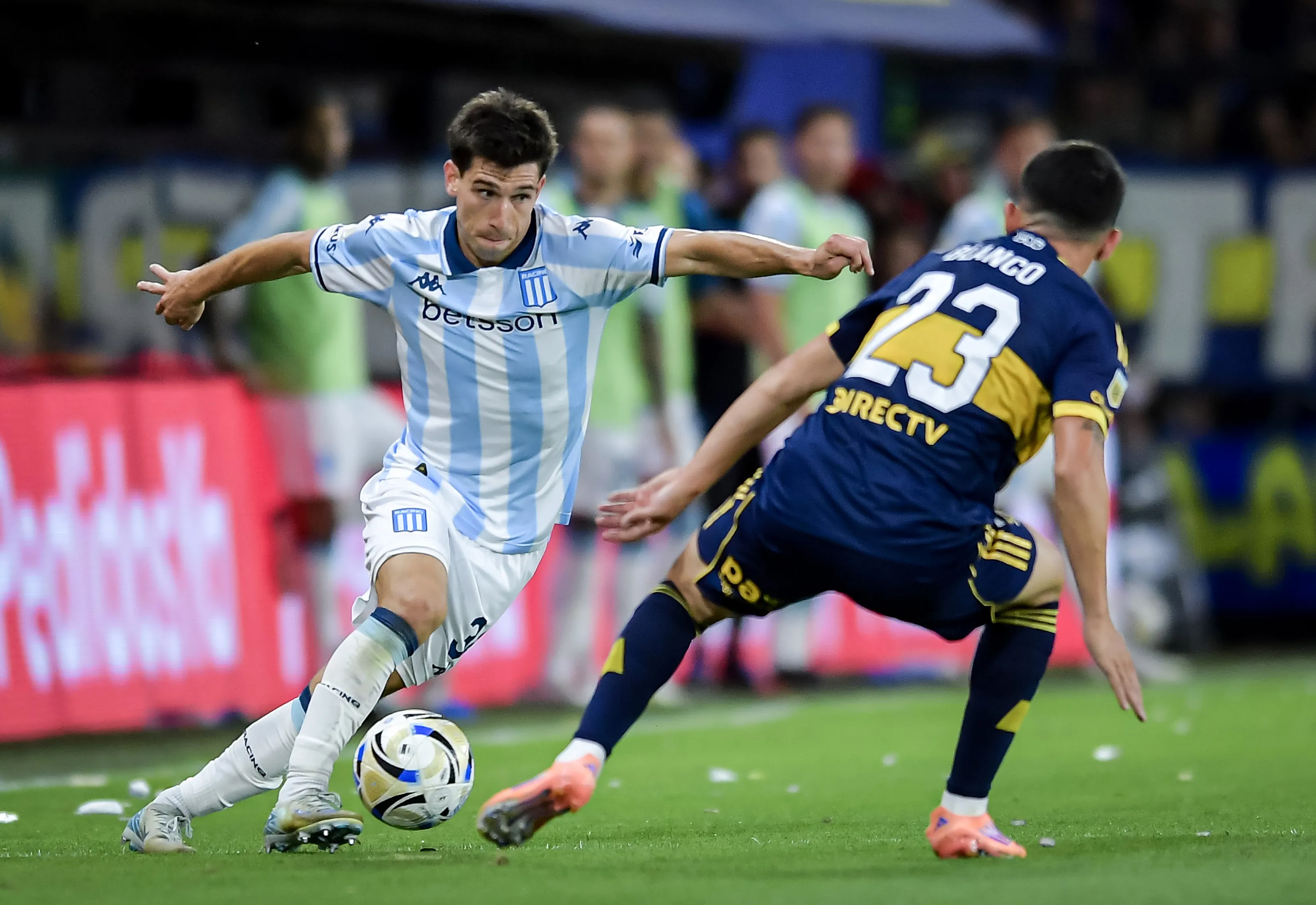 Facundo Mura ante Boca. (Foto: Getty).