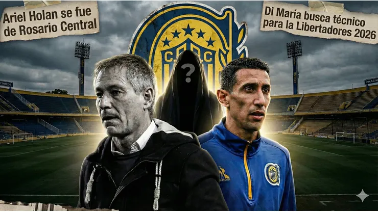 Imagen de Di María y Ariel Holan creada con Gemini IA