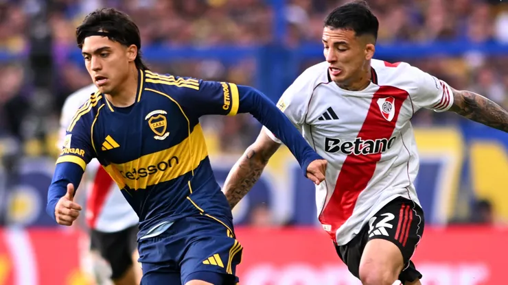 Exequiel Zeballos y Kevin Castaño en La Bombonera.
