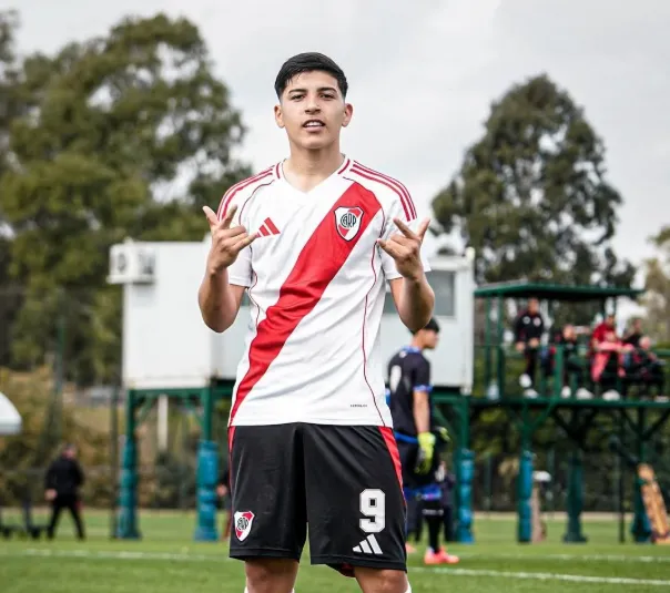 Bruno Cabral, máxima promesa de River Plate.