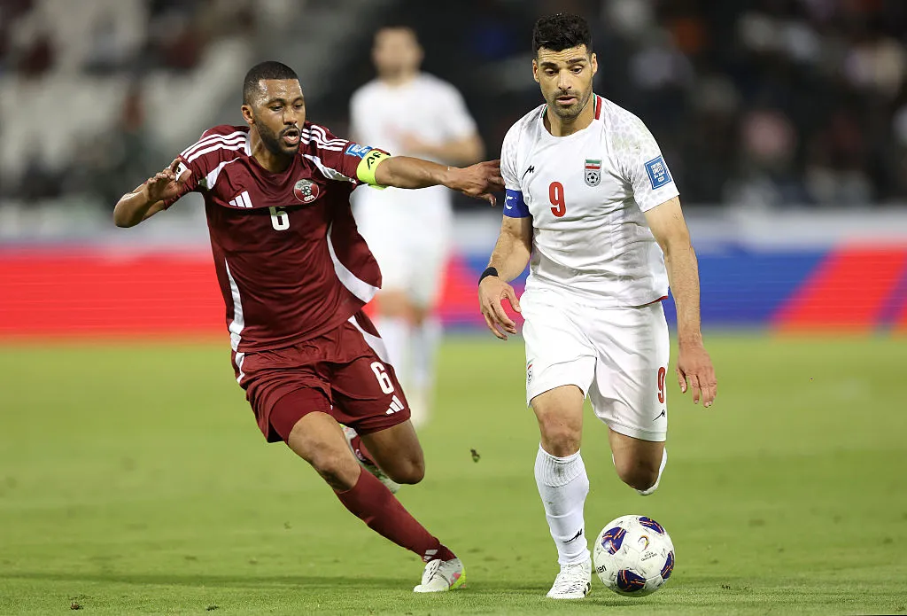 Mehdi Taremi, capitán de Irán, podría no recibir el visado por haber hecho el servicio militar. (Getty)