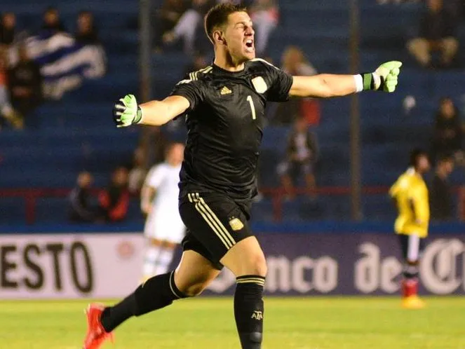 Un festejo en el Sudamericano Sub 20 que ganó con la Selección en el 2015. (Foto: Prensa AFA)