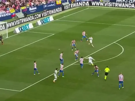 El golazo de Lucas Beltrán para el empate de Valencia ante Atlético de Madrid