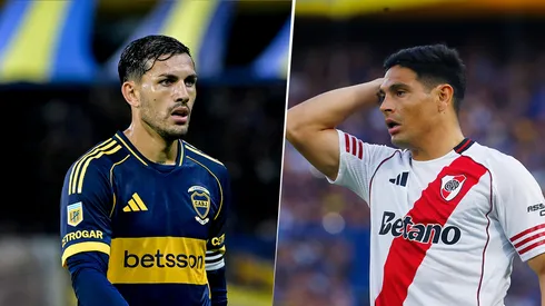 Leandro Paredes y Maximiliano Salas, figuras de Boca y River.