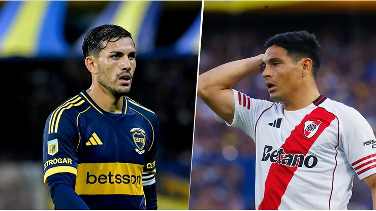 Leandro Paredes y Maximiliano Salas, figuras de Boca y River.