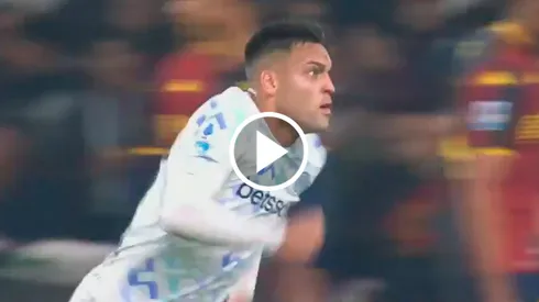 Lautaro Martínez, delantero argentino de Inter de Milán. (Captura ESPN)