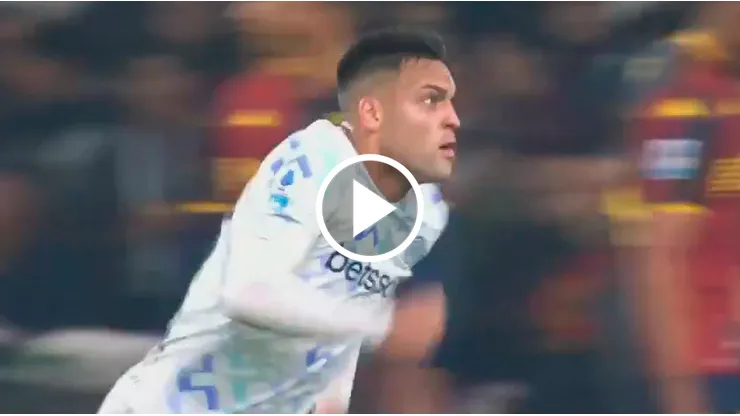Lautaro Martínez, delantero argentino de Inter de Milán. (Captura ESPN)